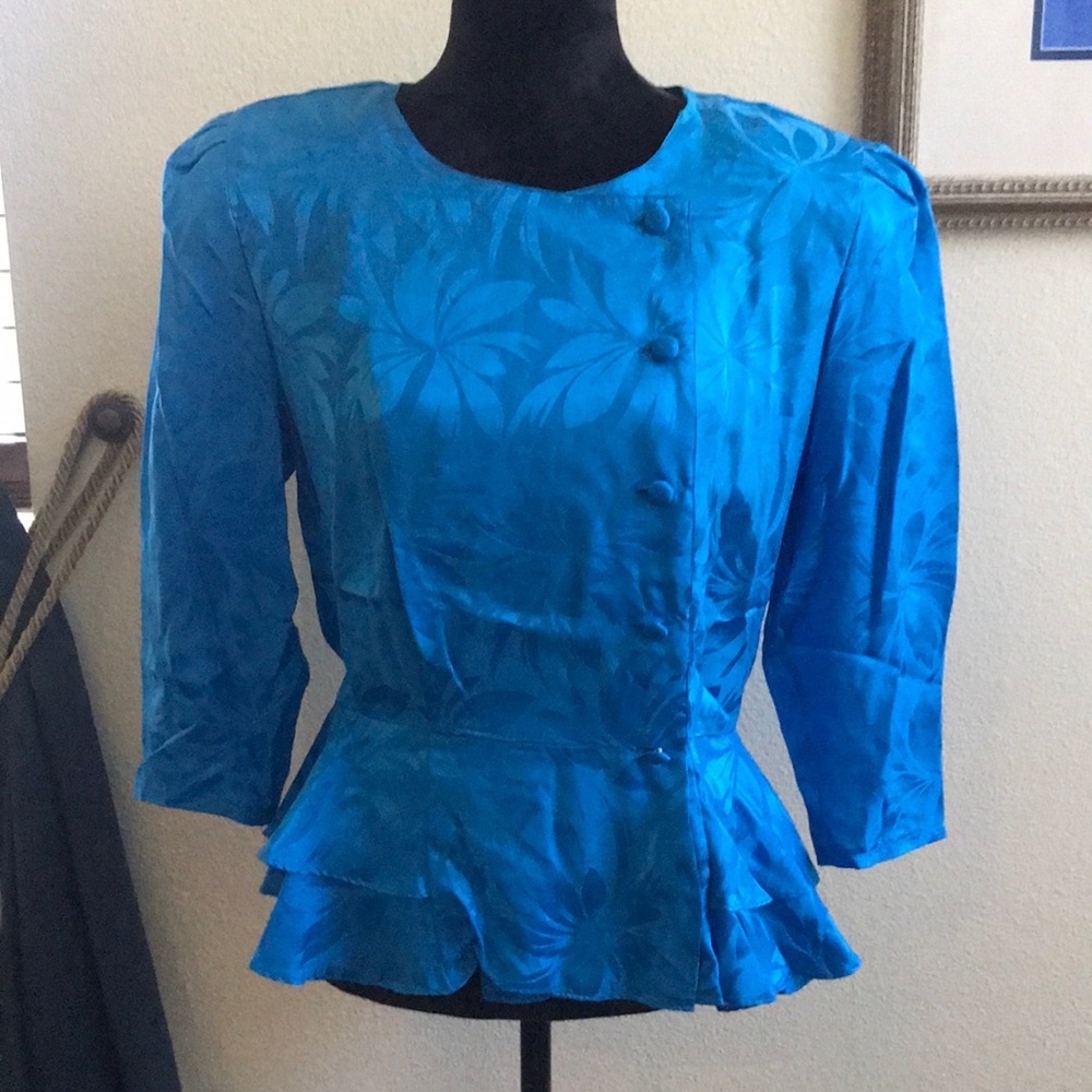 Vintage Sophisticates Silk Two Piece Set